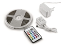 5m kit 2W/meter RGB flexible complete LED light strip set, 30LEDs/meter.